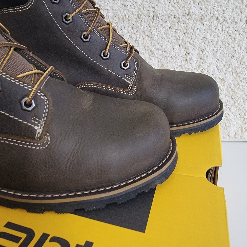 Carhartt Boots Frontier Women's 6" Leather Safety Toe, Water Resistant Size 10 - Picture 4 of 16